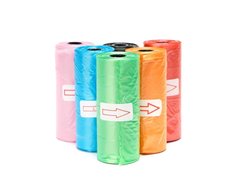 Saci pentru Deșeuri de Câini Perla  15 buc (3 role/set) Color